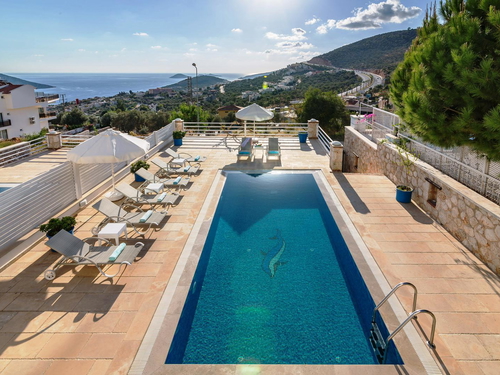  gece  -  Kasım
  | Kalkan Kızıltaş Deniz Manzaralı Lüks Villa: Jakuzili, 8 Kişilik Tatil